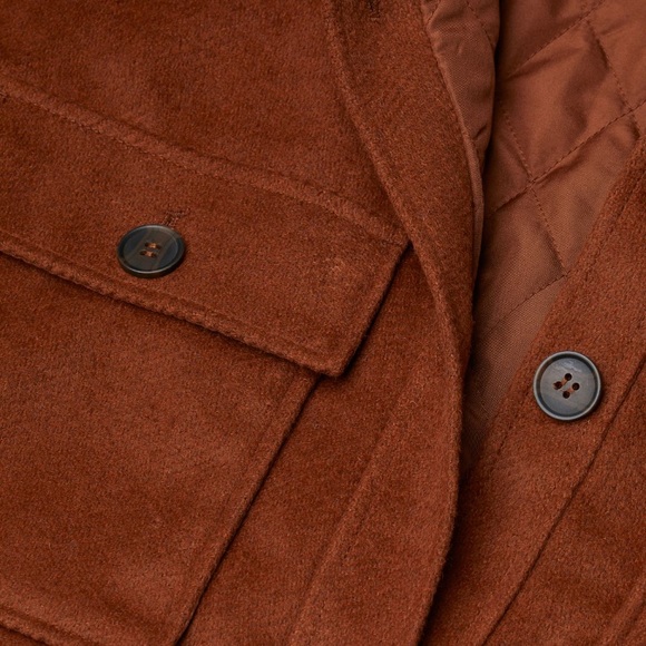 Rust Colored Shacket - Picture 2 of 3